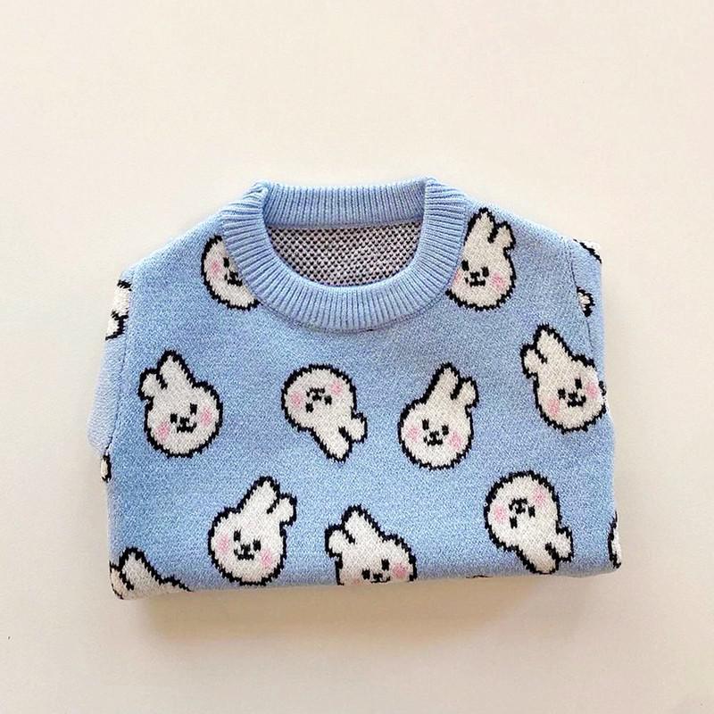 Pull en tricot motif lapin | Pour chiens et chats