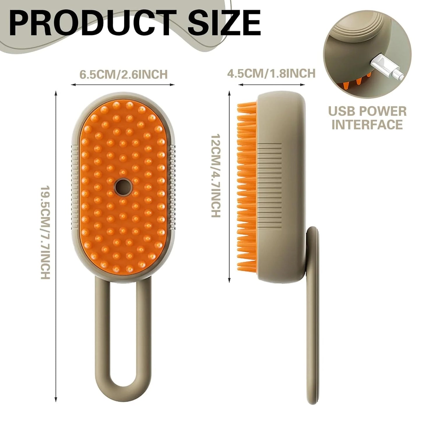Puffease Spritz: Quick & Easy Pet Hair Remove Comb| Cats and Dogs