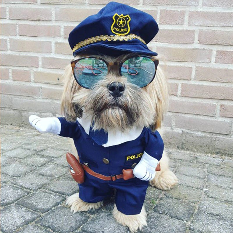Déguisement de policier pour animaux | Pour chiens et chats