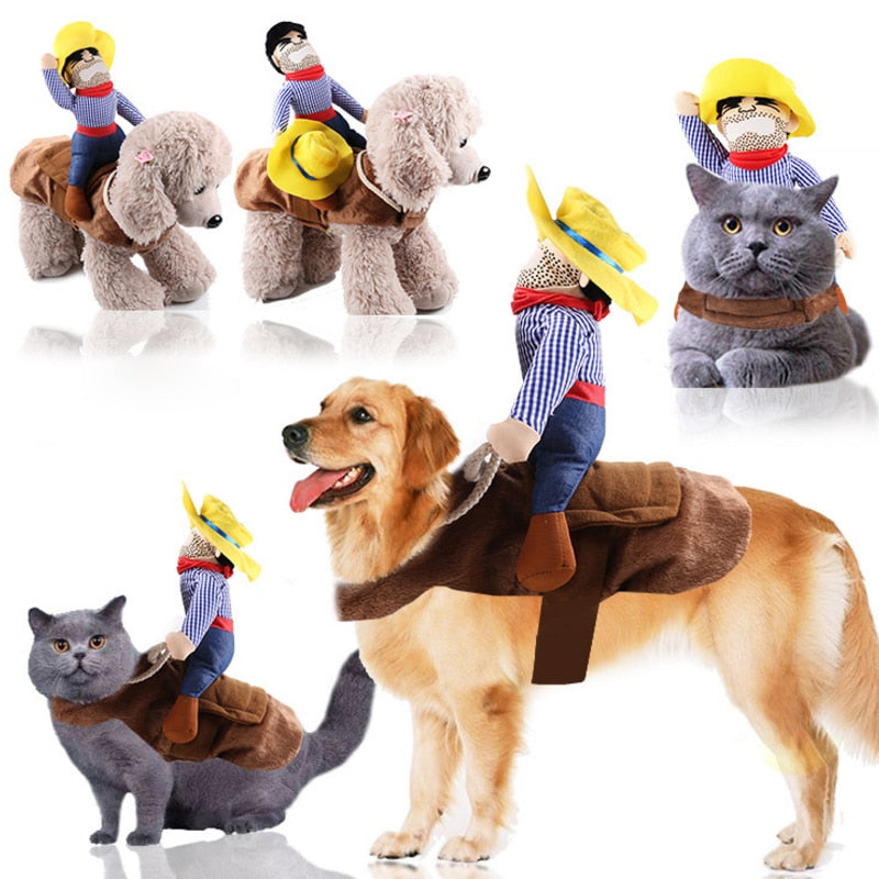 Costume de cow-boy pour animaux de compagnie | Pour chiens et chats