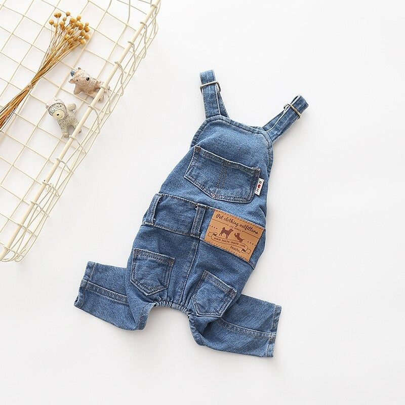 Salopette en jean | Pour chiens