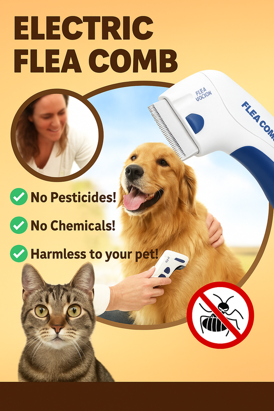 Electric Flea Comb | For Dogs and Cats