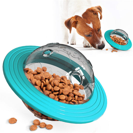 Flying Saucer Interactive Feeder Toy for Pets
