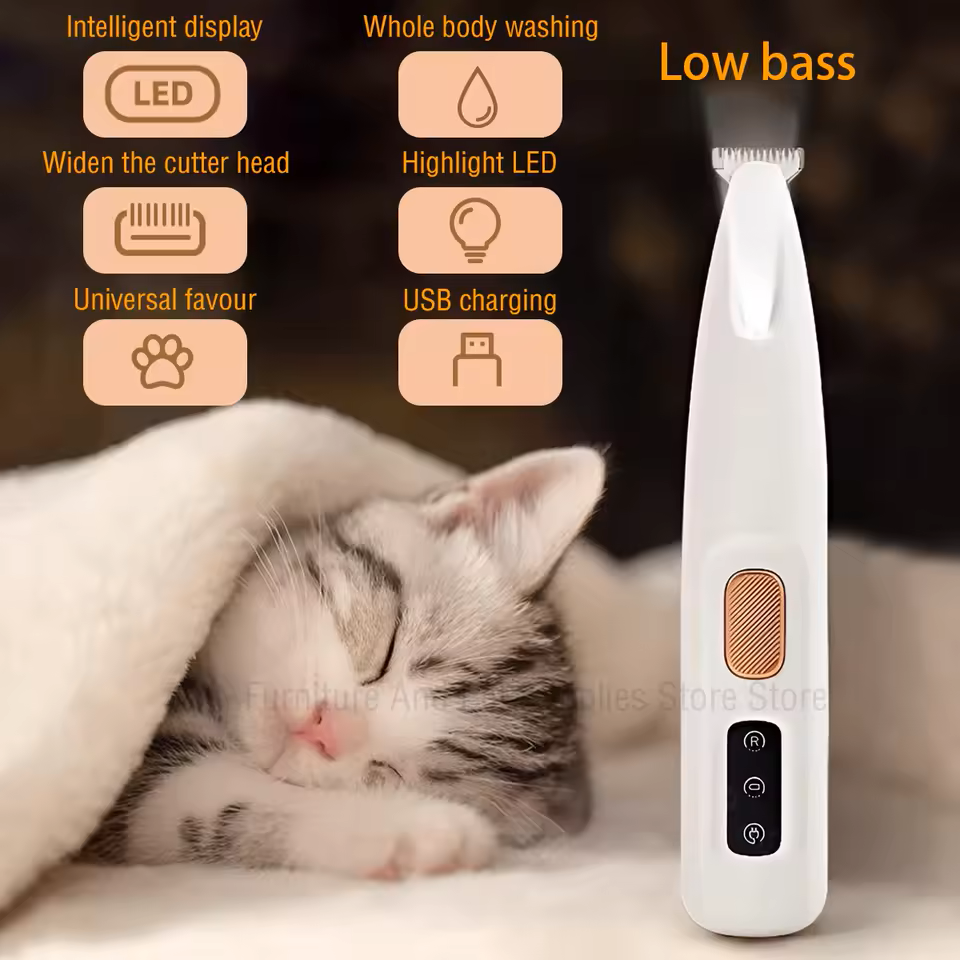 Hair trimmer for dogs and cats